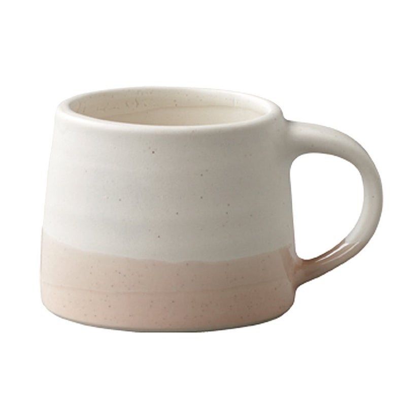 KINTO SCS-S03 20750 Mug, 4.3 fl oz (110 ml), White x Pink Beige, Microwave and Dishwasher Safe - Image 1
